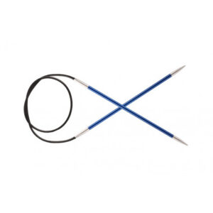 KnitPro Zing Aluminium Rundstickor 100cm 4,00mm / 39.4in US6 Sapphire