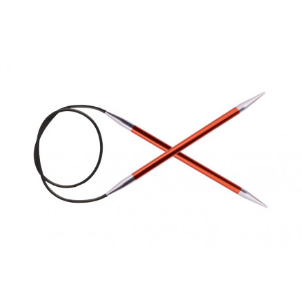 KnitPro Zing Aluminium Rundstickor 60cm 2,50mm / 23.6in US1½ Garnet