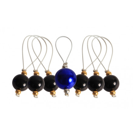 KnitPro Zooni Markeringsringar Midnight Beauty - 7 st
