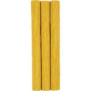 Kräppapper, ark 25x60 cm, Stretchbarhet: 180%, 105 g, curry, 3 ark/ 1 förp.