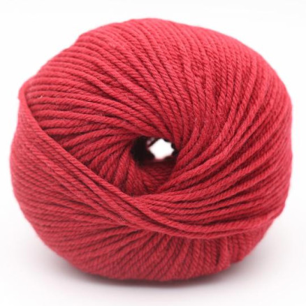 Kremke Soul Wool The Merry Merino 70 GOTS Garn 12 Vinröd