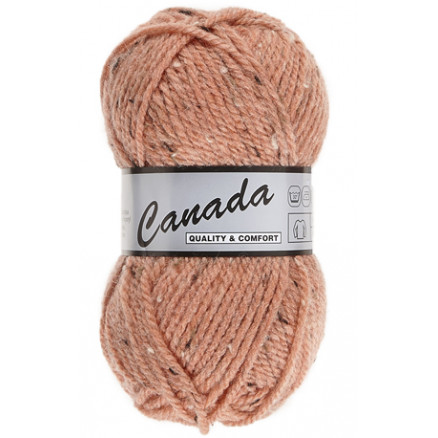 Lammy Canada Garn Mix 480 Persika/Natur/Brun