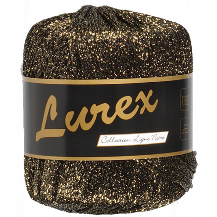 Lammy Lurex Garn 16 Mörkbrun