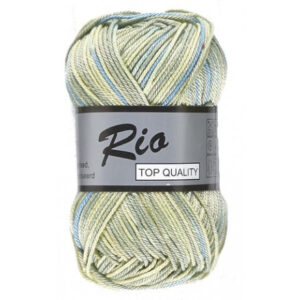 Lammy Rio Garn Print 626 Gul/Grön/Blå 50 gram