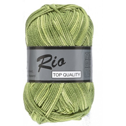 Lammy Rio Garn Print 627 Gul/Grön 50 gram