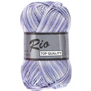 Lammy Rio Garn Print 631 Blå/Lila/Lavender 50 gram