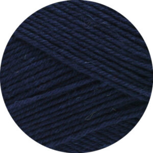 Lana Grossa Meilenweit 100 Merino Extrafine Uni Garn 2407 Nattblå