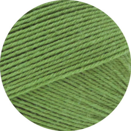Lana Grossa Meilenweit 100 Merino Extrafine Uni Garn 2450 Äppelgrön