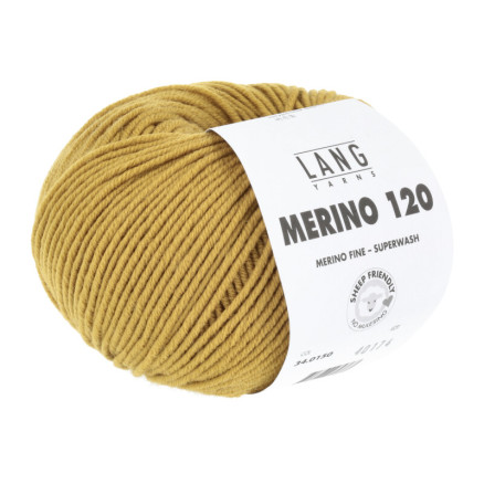 Lang Yarns Merino 120 Garn 150 Mässing