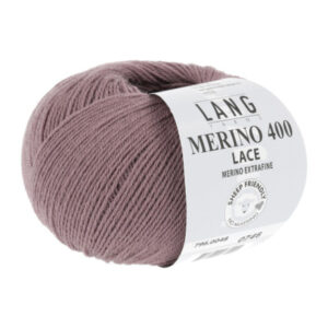 Lang Yarns Merino 400 Lace Garn 48 Gammelrosa