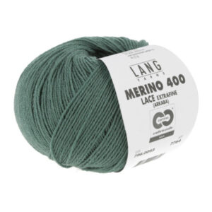 Lang Yarns Merino 400 Lace Garn 93 Ivy