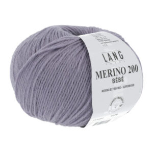 Long Yarns Merino 200 Bebe Garn 407 Lila