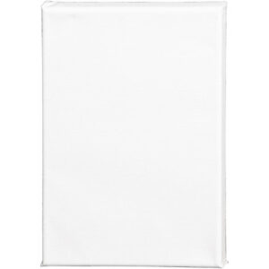 Målarduk, D: 1.6 cm, stl. 18x24 cm, 360 g, vit, 10 st./ 1 förp.