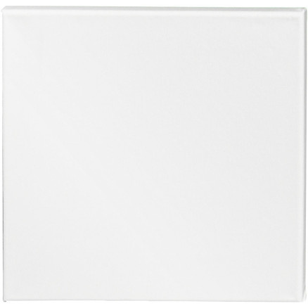 Målarduk, D: 1.6 cm, stl. 30x30 cm, 360 g, vit, 10 st./ 1 förp.