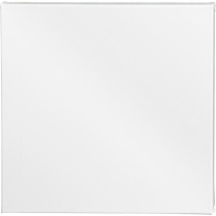 Målarduk, D: 1.6 cm, stl. 40x40 cm, 360 g, vit, 10 st./ 1 förp.