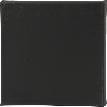 Målarduk, D: 1,6 cm, stl. 30x30 cm, 360 g, svart, vit, 10 st./ 1 förp.
