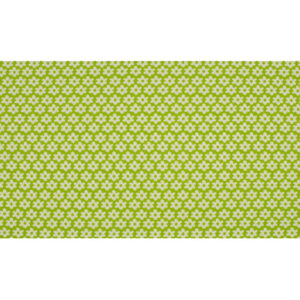 Minimals Bomullspoplin Tyg Print 24 Flower Lime 145cm - 50cm