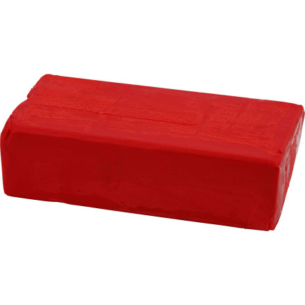 Modellera, stl. 13x6x4 cm, röd, 500 g/ 1 förp.