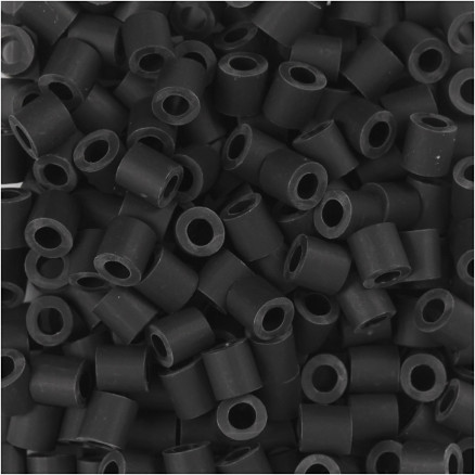 NABBI BioBeads, stl. 5x5 mm, Hålstl. 2.5 mm, medium, svart, 3000 st./ 1 förp.