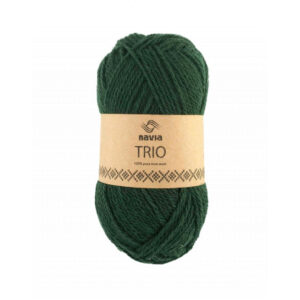 Navia Trio Garn 340 Mörk Grön