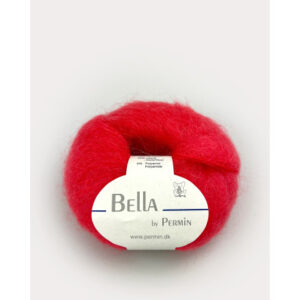 Permin Bella Mohair Garn 62 Mörk Korall