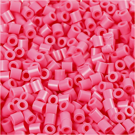 Photo Pearls, stl. 5x5 mm, Hålstl. 2,5 mm, medium, gml. rosa (25), 6000 st./ 1 förp.