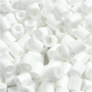 Photo Pearls, stl. 5x5 mm, Hålstl. 2,5 mm, medium, vit (15), 6000 st./ 1 förp.
