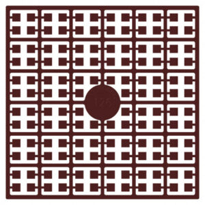 Pixelhobby Midi Pärlor 126 Rost Rödbrun 2x2mm - 140 pixels