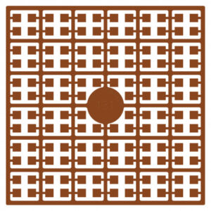 Pixelhobby Midi Pärlor 131 Mahognybrun 2x2mm - 140 pixels