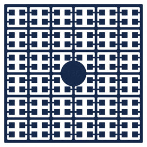 Pixelhobby Midi Pärlor 136 Mörk Marinblå 2x2mm - 140 pixels