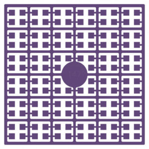 Pixelhobby Midi Pärlor 147 Mörk Dov Violett 2x2mm - 140 pixels