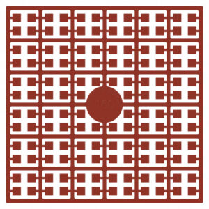 Pixelhobby Midi Pärlor 160 Mörk Terracotta 2x2mm - 140 pixels