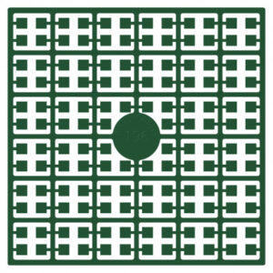 Pixelhobby Midi Pärlor 196 Mörk Gräsgrön 2x2mm - 140 pixels