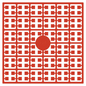 Pixelhobby Midi Pärlor 224 Ljus Orangeröd 2x2mm - 140 pixels