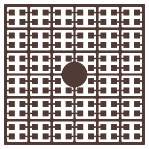 Pixelhobby Midi Pärlor 230 Extra mörk hudfärg 2x2mm - 140 pixels