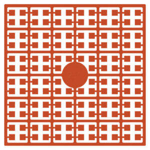 Pixelhobby Midi Pärlor 250 Mörk Orange 2x2mm - 140 pixels