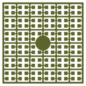 Pixelhobby Midi Pärlor 258 Extra Oliv Grön 2x2mm - 140 pixels