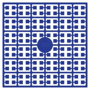Pixelhobby Midi Pärlor 309 Extra Mörk Kungs Blå 2x2mm - 140 pixels