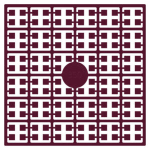 Pixelhobby Midi Pärlor 350 Mörk lila Violett 2x2mm - 140 pixels