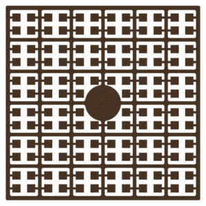 Pixelhobby Midi Pärlor 393 Extra mörk Gyllenbrun 2x2mm - 140 pixels