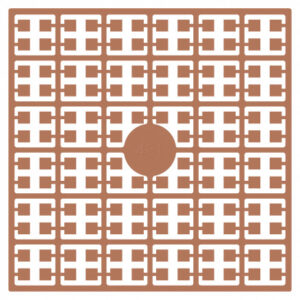 Pixelhobby Midi Pärlor 481 Mörk hudfärg 2x2mm - 140 pixels