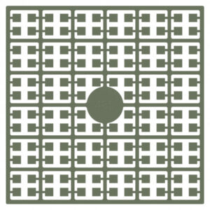 Pixelhobby Midi Pärlor 485 Mörk Gråbrun 2x2mm - 140 pixels