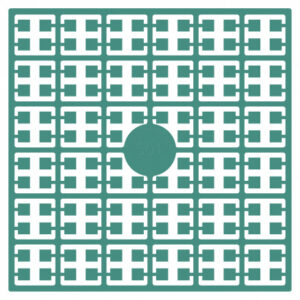Pixelhobby Midi Pärlor 501 Mörk Sjögrön 2x2mm - 140 pixels