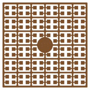 Pixelhobby Midi Pärlor 513 Mörk Gyllenbrun 2x2mm - 140 pixels
