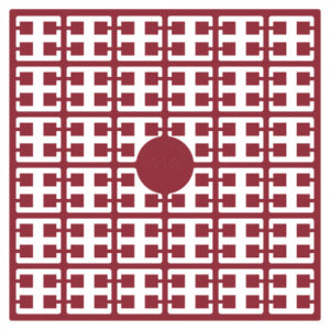 Pixelhobby Midi Pärlor 518 Mörk Hallon 2x2mm - 140 pixels
