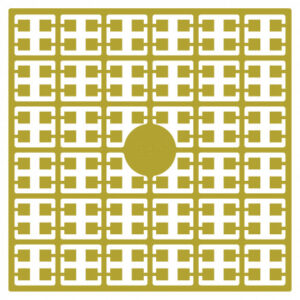 Pixelhobby Midi Pärlor 539 Extra mörk Halmgul 2x2mm - 140 pixels