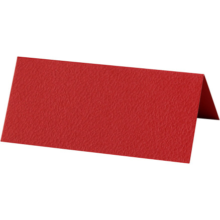 Placeringskort, stl. 9x4 cm, 220 g, röd, 20 st./ 1 förp.