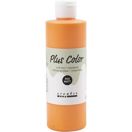 Plus Color Hobbyfärg, pumpkin, 250 ml/ 1 flaska