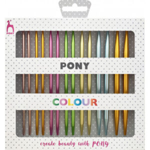 Pony Colour Ändstickorset 3-7mm 60-100cm - 7 storlekar
