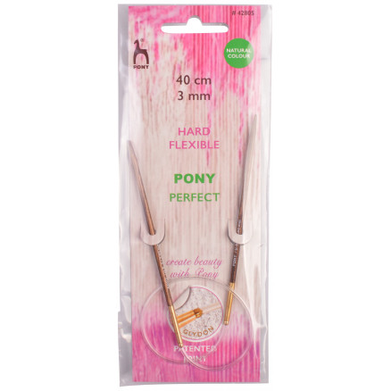 Pony Perfect Rundstickor Trä 40cm 3,00mm / 23.6in US2½